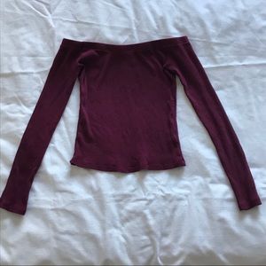 Off the shoulder Knit top